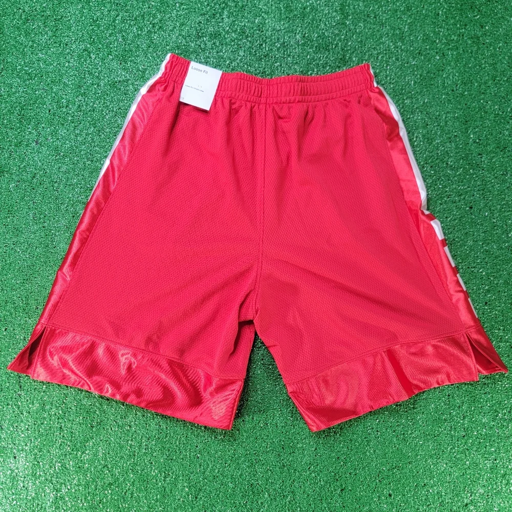 Nike Dri-Fit Elite Boy's Basketball Shorts Size XL Red White Pockets Drawstring